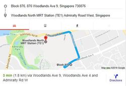 Blk 876 Woodlands Avenue 9 (Woodlands), HDB 5 Rooms #179788312